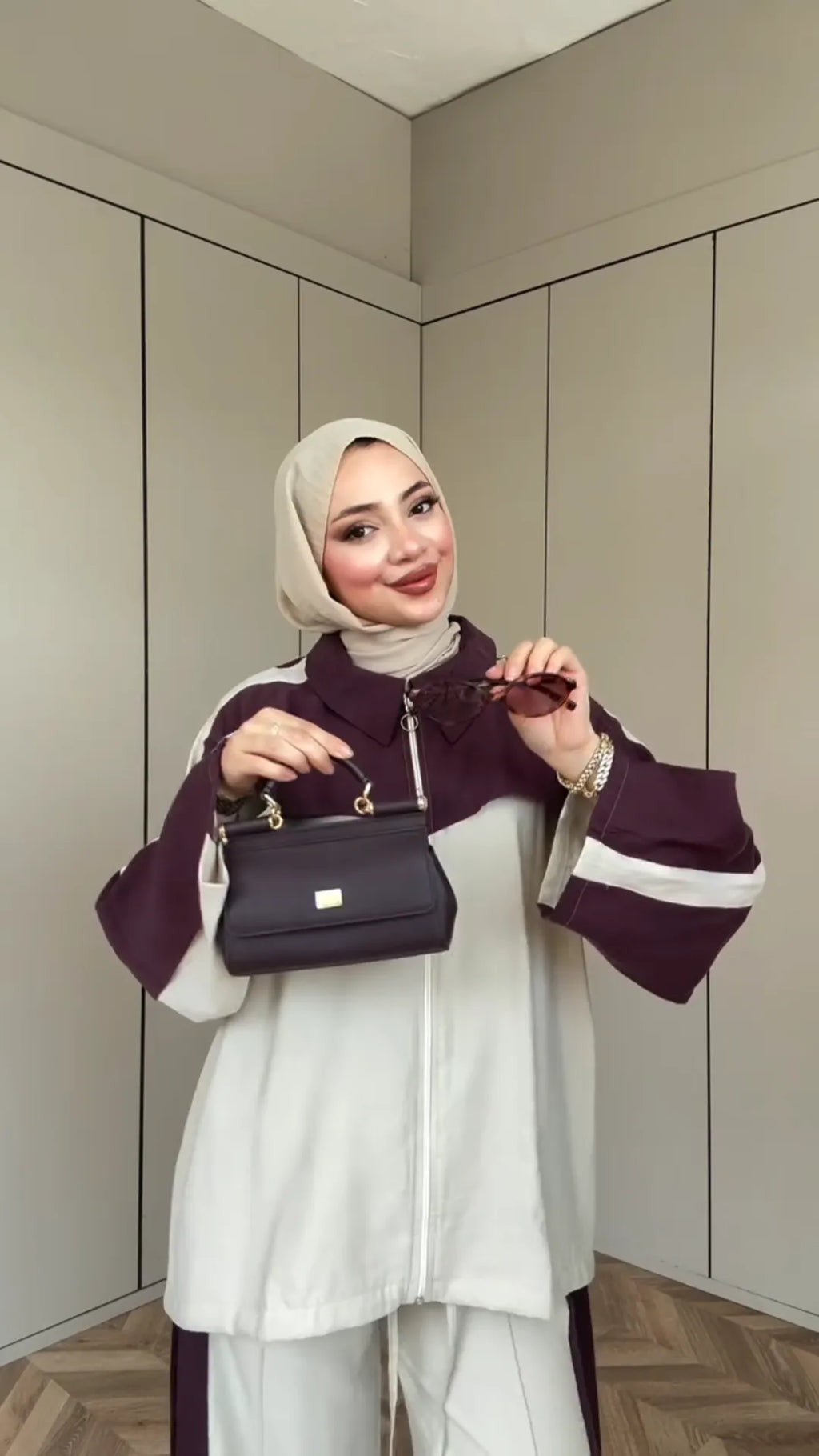 ✨ Ensemble Casual Chic Bicolore – 2 Pièces