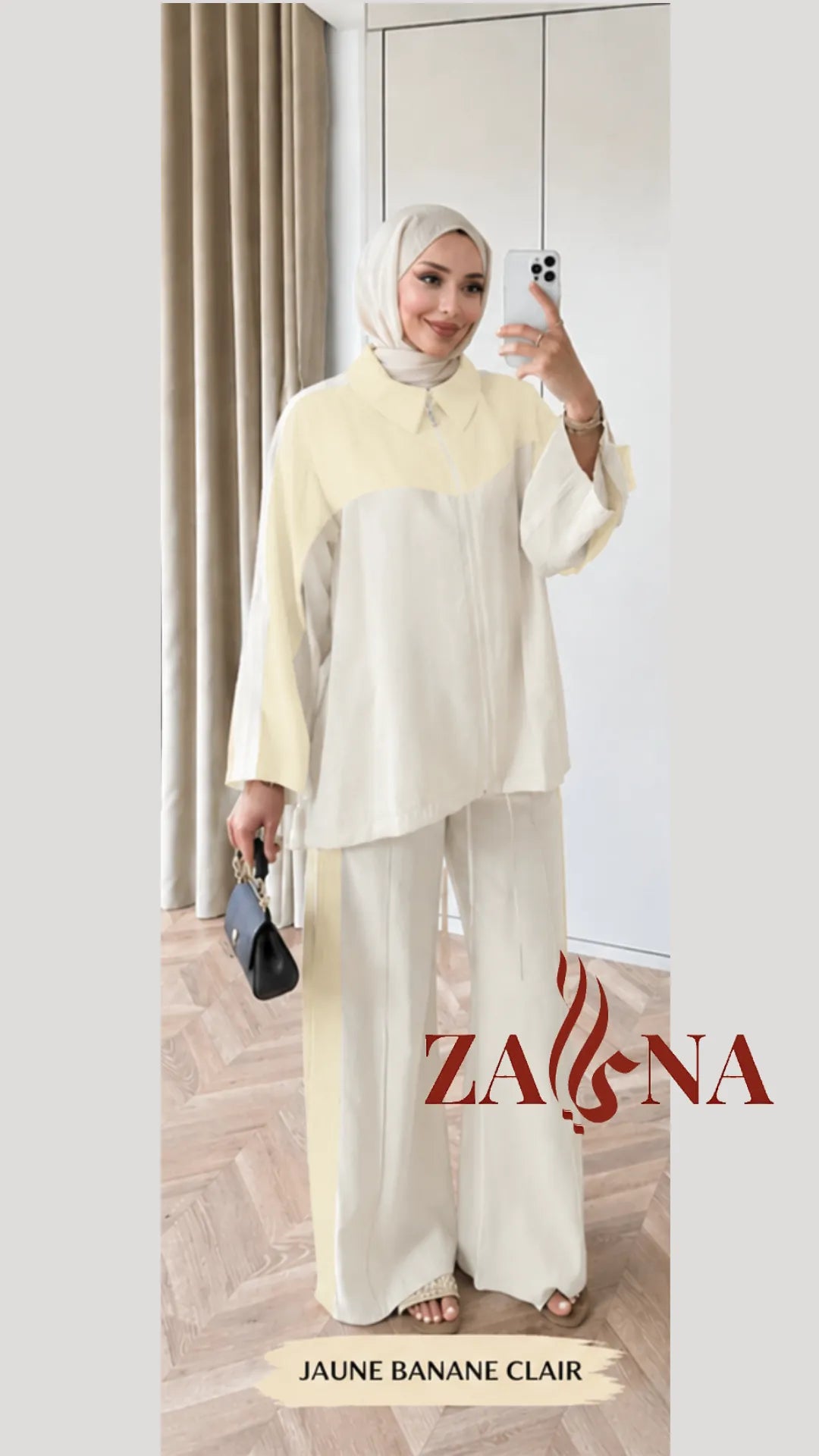 ✨ Ensemble Casual Chic Bicolore – 2 Pièces