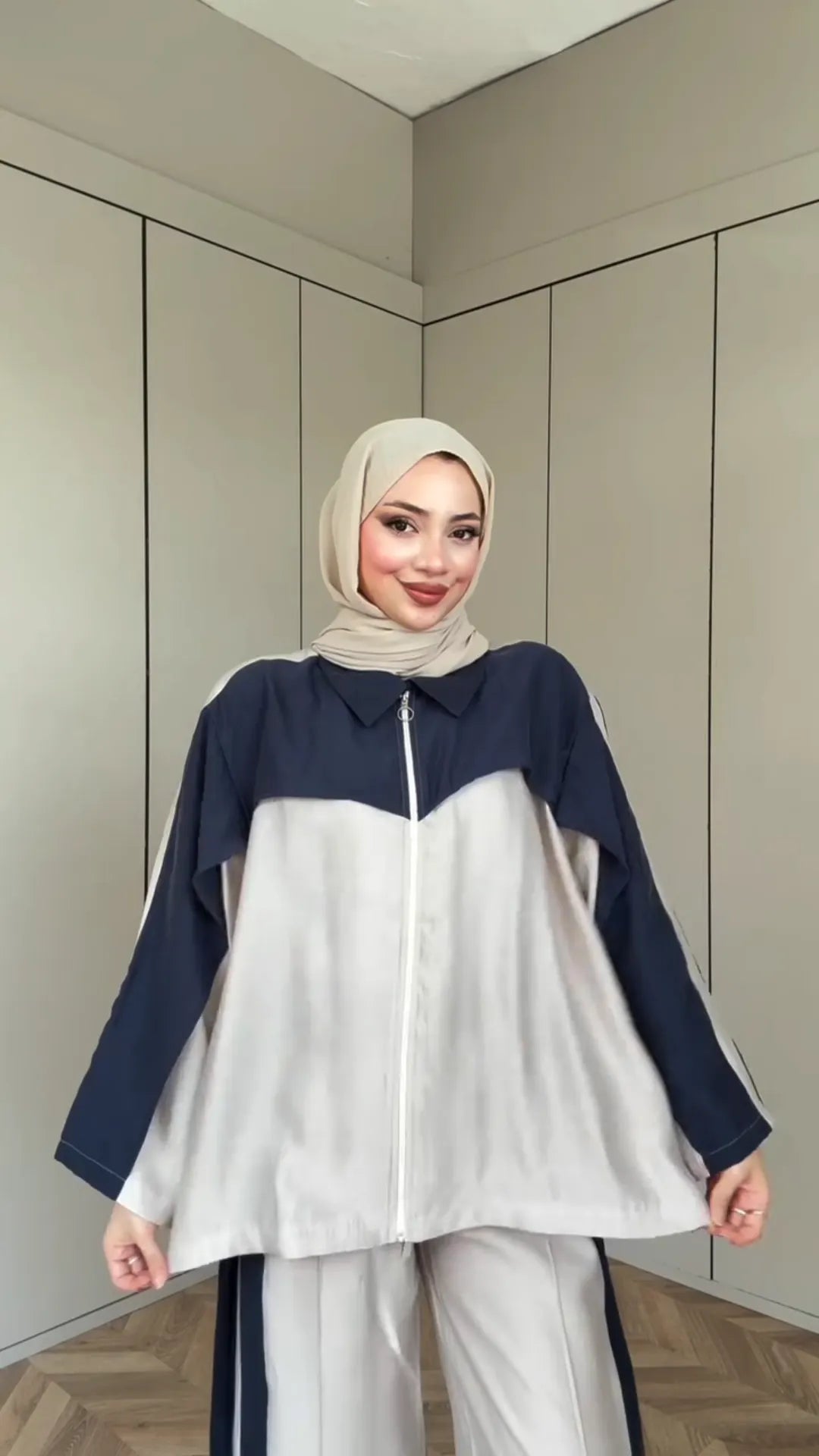 ✨ Ensemble Casual Chic Bicolore – 2 Pièces
